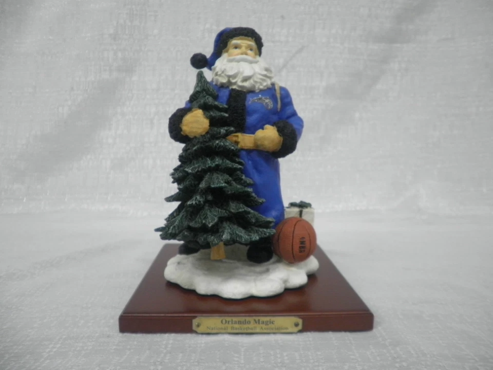 3 Orlando Magic Basketball Memory Company NBA Santa Ornament relógio flutuante masculino - Imagem 2 de 4