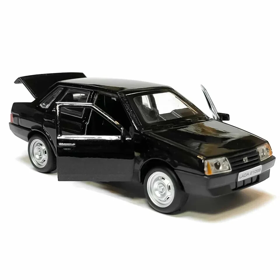 Lada 21099 Metal Model Diecast Car, Collectible Toy Cars, Black