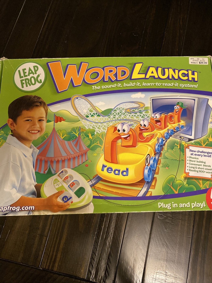 Leap Frog Word Launch Learn to Read System Plug & Play | eBay