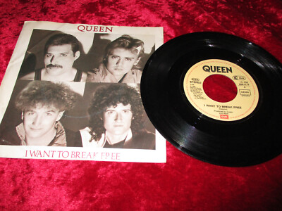 Single--QUEEN--I WANT TO BREAK FREE / MACHINES ( Or Back To Humans )-Gut !--