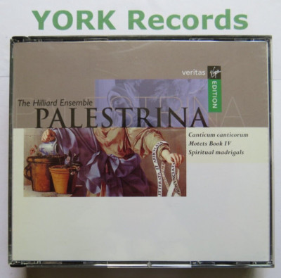 PALESTRINA - Canticum Canticorum HILLIARD ENSEMBLE - Ex Con 2 CD Set Virgin