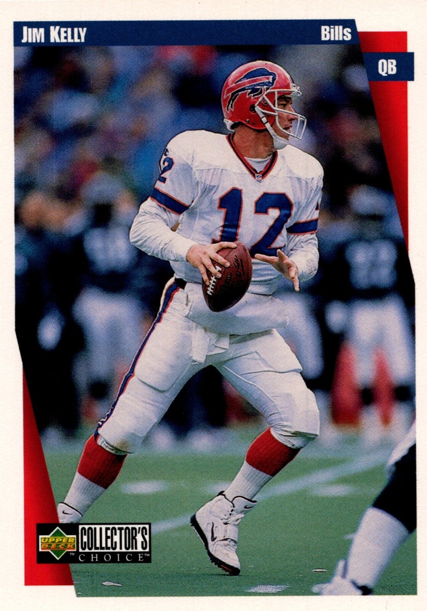 1997 Collector's Choice Football Card #112 Jim Kelly {BOX 22 D6