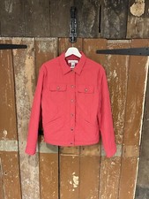 Jones New York Sport Jacket Coat Pink Button-up Collared Pockets Women's Medium