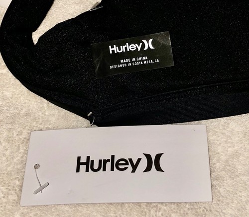 Hurley Black/ White Bikini Racerback Top, Size Small, Quick-Drying, NWT - Picture 4 of 4