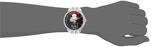 Disney Women's 'Iracebeth' Quartz Metal and Alloy Silver CZ Watch W003061 - Picture 2 of 3