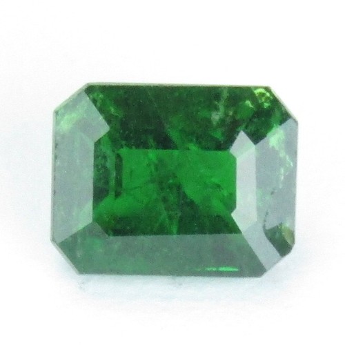1.29Cts Stunning Natural Green Tsavorite 6.4x5.1x3.8mm Emerald Cut Gemstone - Picture 4 of 4