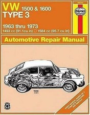 Vw 1500 1600 Type 3 Models 1493cc 1584cc 63-73 Haynes Repair Manual Hayn Vw 1500 1600 Type 3 Models 1493cc 1584cc 63-73 Haynes Repair Manual Hayn