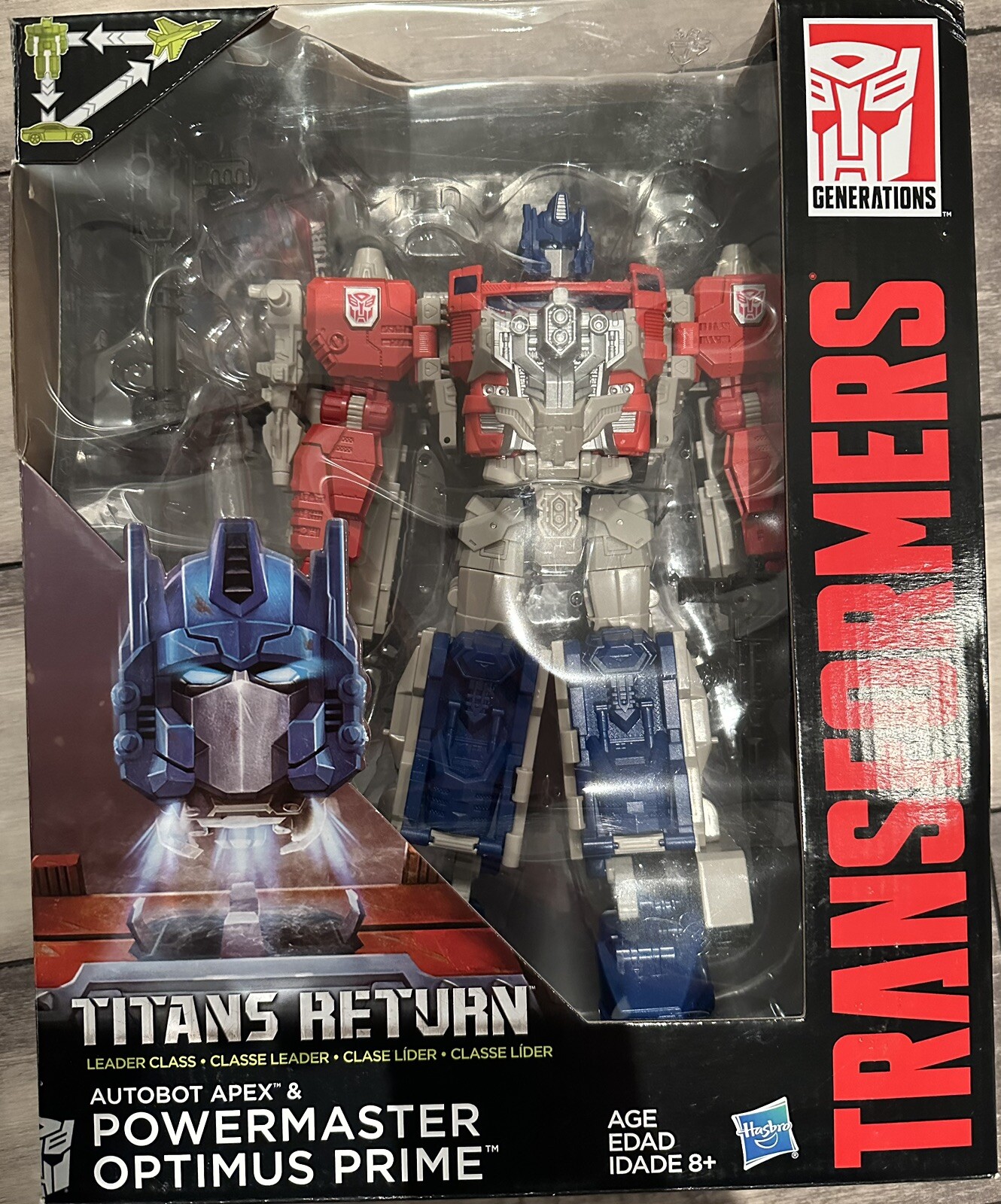 Transformer Titan Return POWERMASTER OPTIMUS PRIME+Apex Headmaster POTP