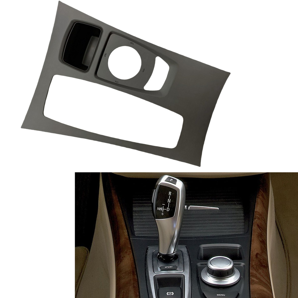 Car Center Console Gear Shift Panel Cover For BMW X5 E70 2007-2013