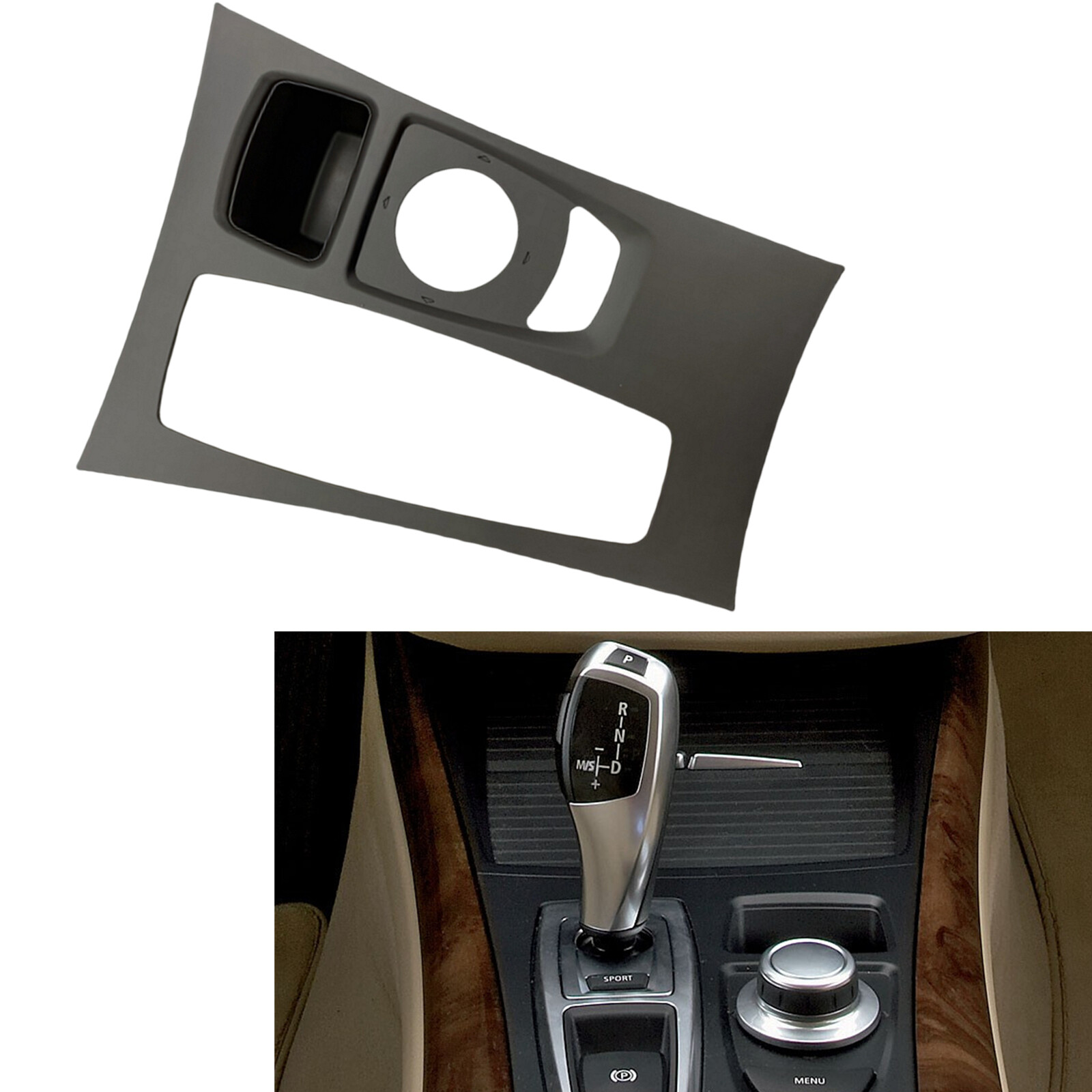 Car Center Console Gear Shift Panel Cover For BMW X5 E70 2007-2013