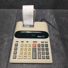 Ibico 1222 Drucktaschenrechner Calculator Tischtaschenrechner Vollfunktionsfähig