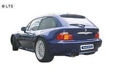 BASTUCK Komplettanlage ab Kat. BMW Z3 Roadster u.Coupe 2.2l  3.0l  2x76mm