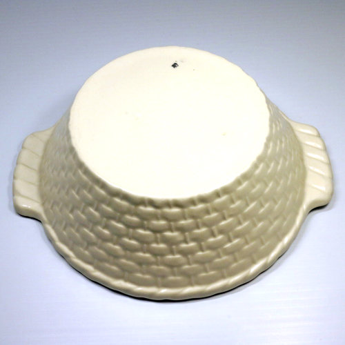 Set of 2 Metlox Poppytrail Sculptured Daisy Serving Bowls 1 Divided Round 8" - Picture 5 of 5