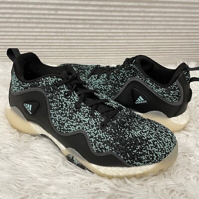 ADIDAS Men's Codechaos 21 Spikeless Golf Shoes Black/Acid Mint