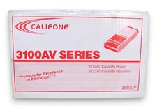 Vintage Califone Portable Cassette Player Recorder 3132AV NEW IN BOX