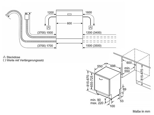 Siemens SN63HX10TE Vollintegrierbarer Einbaugeschirrspüler - Bild 9 von 9