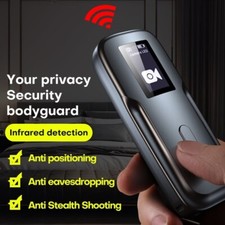 Hidden Camera Detector Device with OLED Display and Flashlight