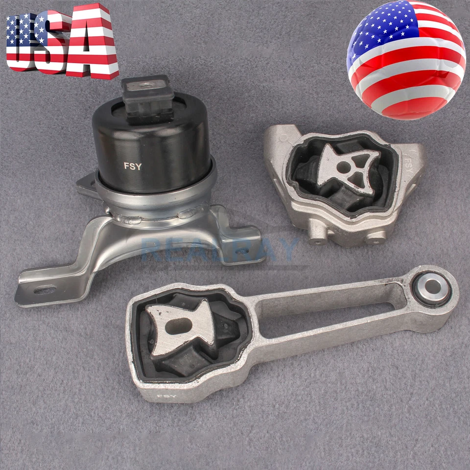 Juego superior delantero trasero montaje motor 3 piezas para Land Rover LR2 3,2 L l6 2008-2012 Foto 3 de 4