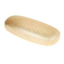 Sunglasses  Eyeglasses Protective Case Faux Leather Wood Pattern