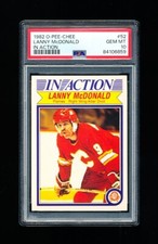 1982 OPC HOCKEY 52 LANNY McDONALD PSA 10 GEM MINT FLAMES