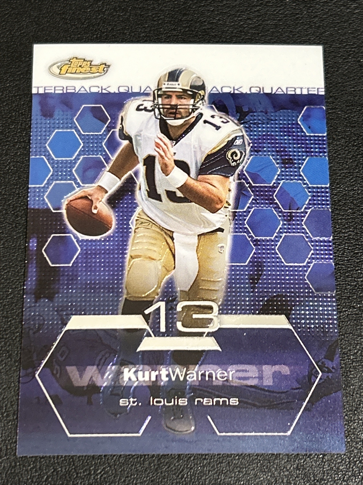 2003 Topps Finest KURT WARNER #60