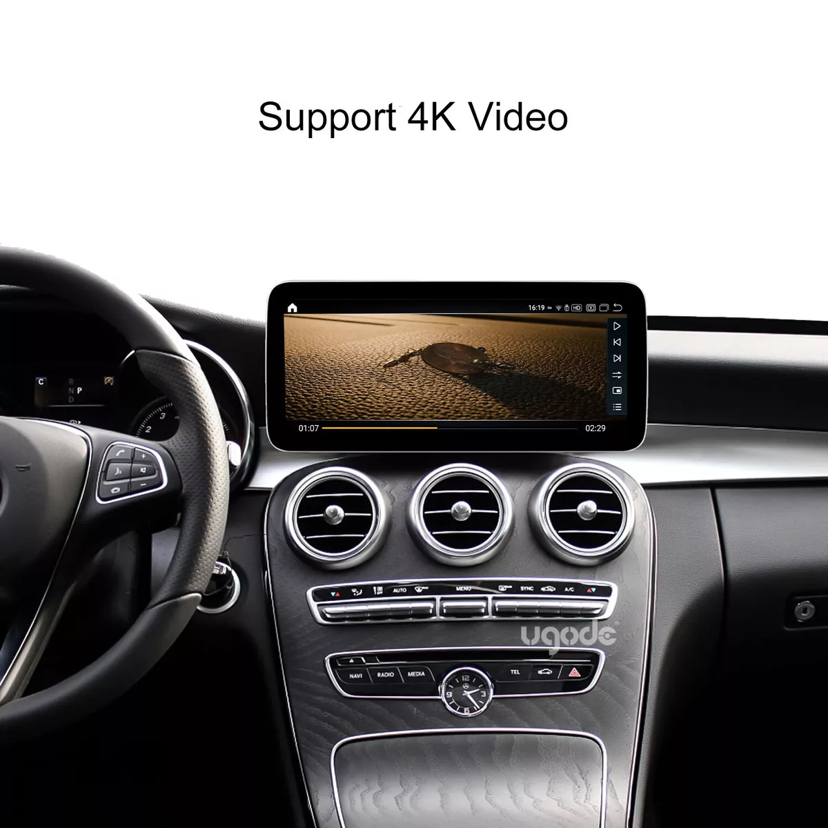 Android Screen Apple Carplay Navi 12.3'' For Mercedes