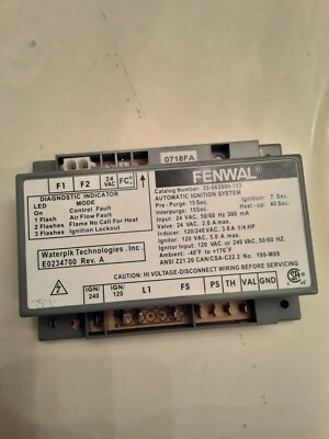 Carte D'Allumage FENWAL 35-663900-113 - Neuf Pour Chaudière Ou Brûleur (24V)