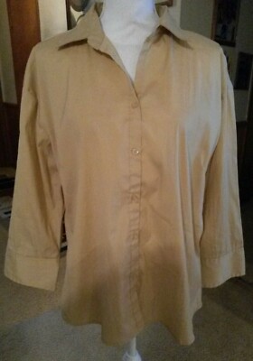 Uniti Stretch 2X Yellow gold 3/4 Sleeve Form Fitting 28'' Long  24'' Bust