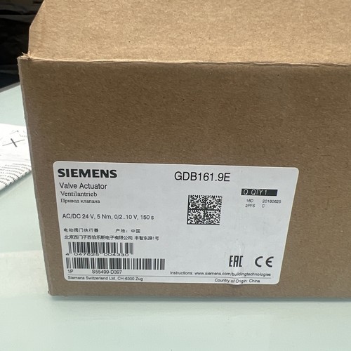1PCS NEW FOR SIEMENS Valve Actuator GDB161.9E 5Nm 0-10V - Picture 2 of 2