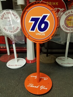 UNION 76 VINTAGE ERA 1940S 1950S 1960S GAS SERVICE STATION CURB