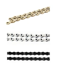 PYC Hollow-Pin 10 Speed Road MTB Cycle Bike Chains in Silver/Gold/Black colors