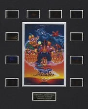Aladdin 1992 Authentic 35mm Movie Film Cell 8x10 Matted Display - w/COA