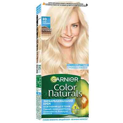 Garnier Color Naturals E0 Super Blonde Bleaching Color hair Gift