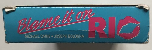 Blame It On Rio VHS 1989 Michael Kaine Demi Moore Video Treasures Blockbuster - Imagen 5 de 6