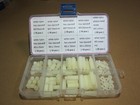 M3 White Nylon Standoff Screw Kit Set - standoff + spacer + screw + nut