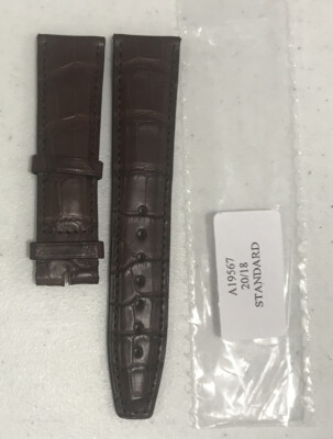 Authentic Schaffhausen IWC Brown Alligator Strap 20 x 18mm A19567 Authentic Schaffhausen IWC Brown Alligator Strap 20 x 18mm A19567