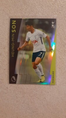 2017-18 Topps Premier League Platinum #85 Heung-Min Son TOTTENHAM!