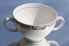 CUNARD WHITE STAR LINE RMS QUEEN MARY 2ND CL ART DECO BULLION CUP  A/F