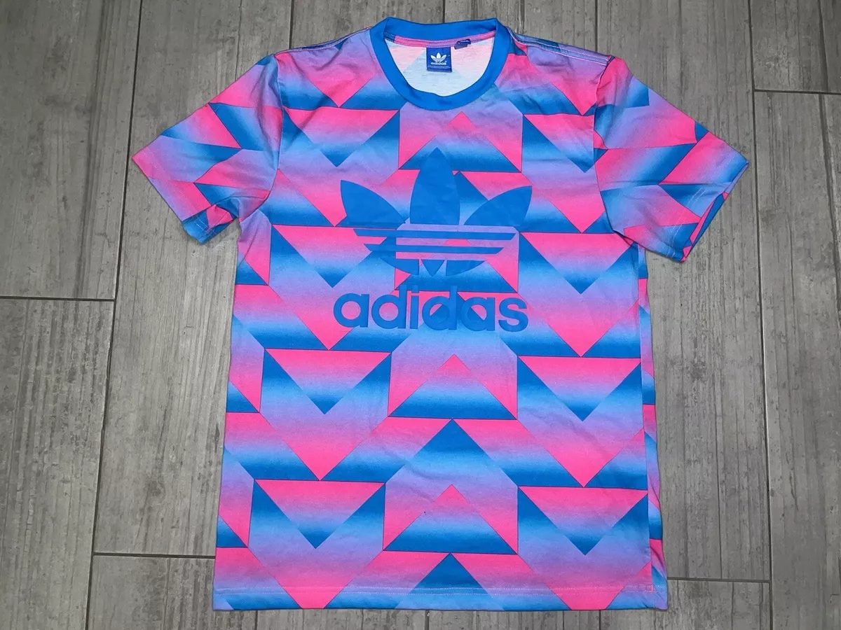 adidas shirt neon pink
