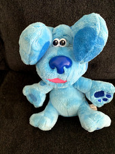 Blues Clues  You Peek A Blue Talking Blue Dog Plush 14"