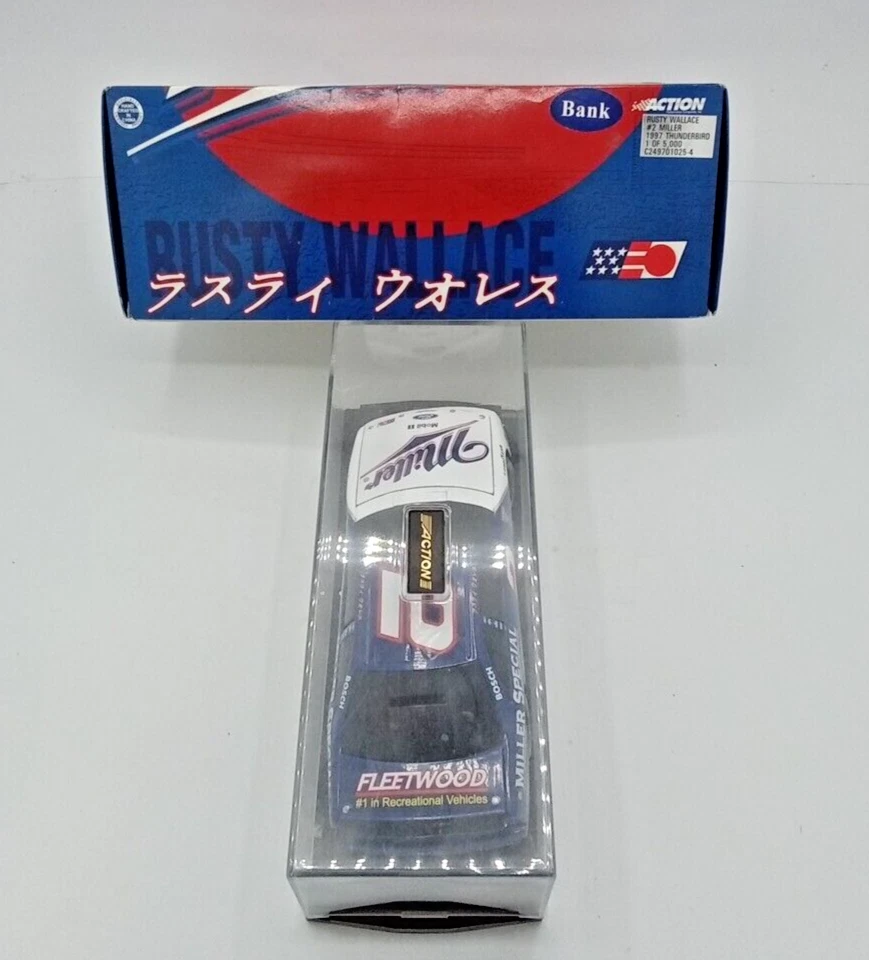 Rusty Wallace ACTION #2 Miller 1997 Thunderbird 1 of 5000 - Image 3 of 4