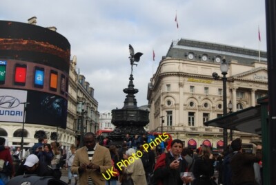 Foto 6x4 Statue des Eros, Piccadilly Circus Westminster Grade I gelistet. h c2014