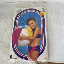 Vintage Intex The Wet Set 20" Beach Ball 59020 New Sealed Retro NOS