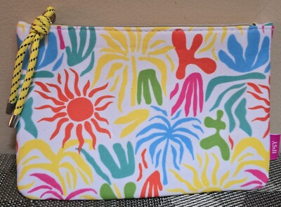 Multi-Color IPSY Glam Bag Zippered Cosmetic/Make Up Bag;  7'' x 5''