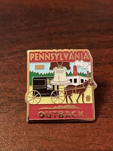 Outback Steakhouse 50 States Pennsylvania Lapel Hat Pin