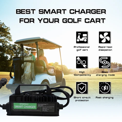 For EZGO Club Car Golf Cart 36Volt 18Amp Battery Charger O Ring Terminal Type - Picture 7 of 11