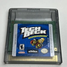 Tech Deck Skateboarding Nintendo Game Boy Color 1998 Tested Authentic