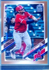 2021 Topps Update Juan Lagares Gold /2021 #US167 Angels
