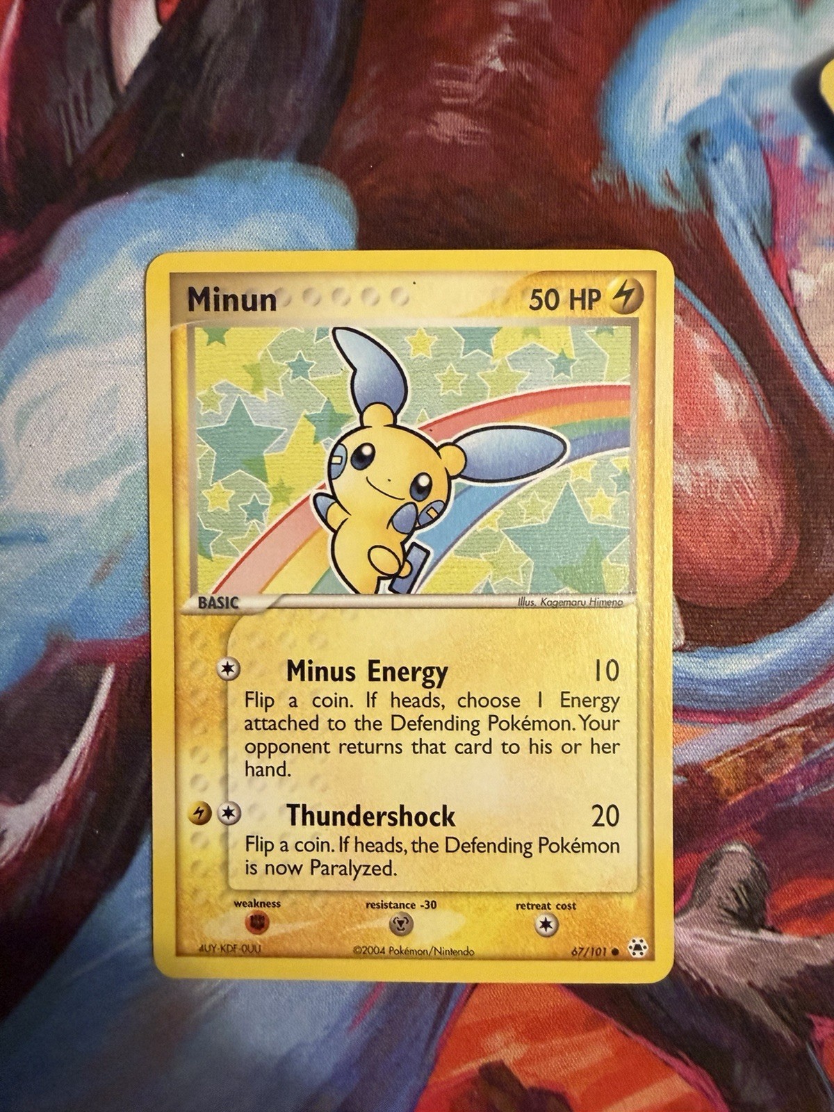 Minun 67/101 Hidden Legends Regular NM FAST SHIPPING