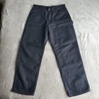 NWT Vintage Carhartt Double Knee 33x30 Carpenter Utility Work Pants Black B136